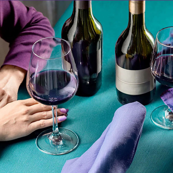 WineSmash AI generated imagery incorporating brand colours.